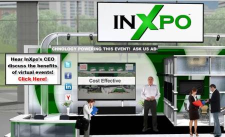 inxpo_booth Source: InXpo's booth at MarketingProfs' virtual event