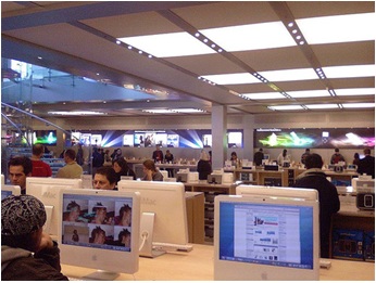 Experience Apple products at Apple Stores