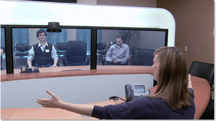 Meet remote teams via video